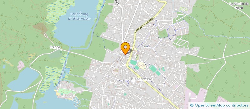 localisation de l'entreprise MADAME EVELYNE LAUCK  BISCARROSSE