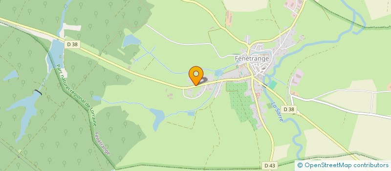 localisation de l'entreprise MADAME EVELYNE LAUDWEIN  FENETRANGE