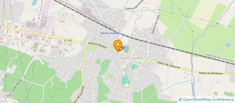 localisation de l'entreprise MADAME EVELYNE LAURE BEZY  SAINT-LOUBES