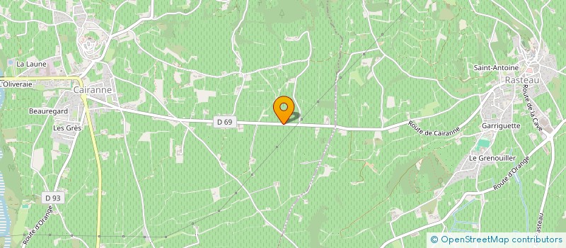 localisation de l'entreprise MADAME EVELYNE LAURENT  CAIRANNE