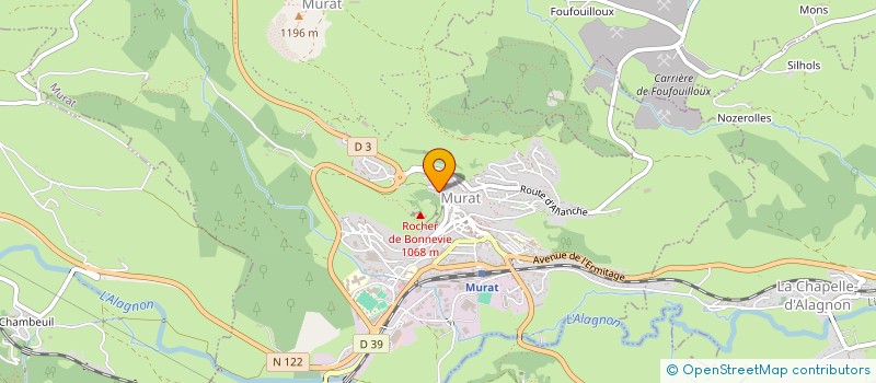 localisation de l'entreprise MADAME EVELYNE LAURENT à MURAT