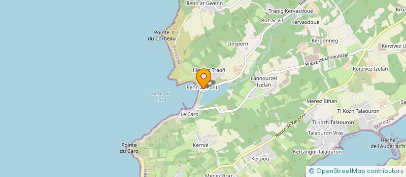 localisation de l'entreprise MADAME EVELYNE LE BOT  PLOUGASTEL-DAOULAS