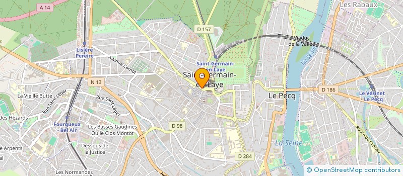localisation de l'entreprise MADAME EVELYNE LE FIAHEC  SAINT-GERMAIN-EN-LAYE
