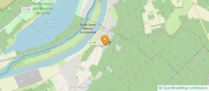 localisation de l'entreprise MADAME EVELYNE LE FLAHEC  SAINT-MARTIN-LA-GARENNE