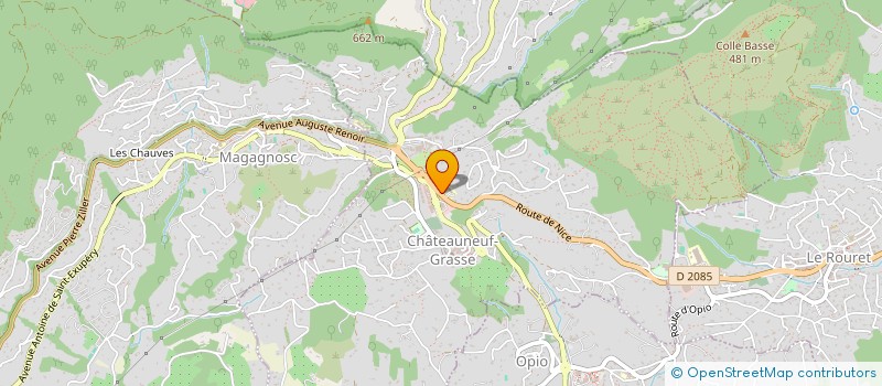 localisation de l'entreprise MADAME EVELYNE LE GALL  CHATEAUNEUF-GRASSE