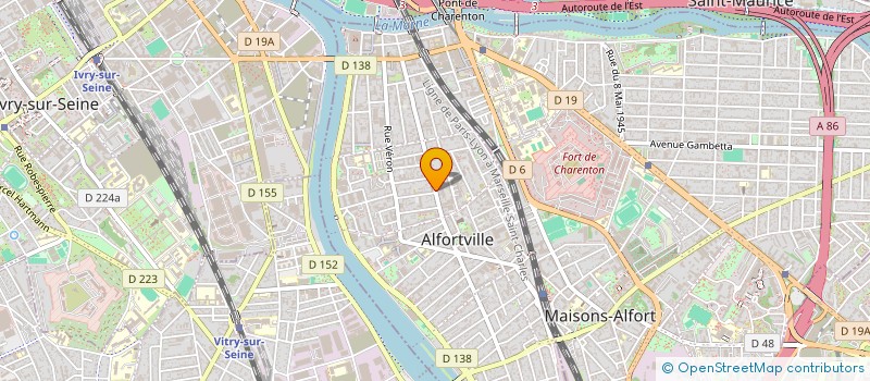 localisation de l'entreprise MADAME EVELYNE LE GALLIC à ALFORTVILLE