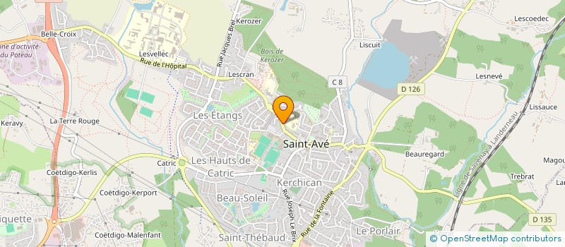 localisation de l'entreprise MADAME EVELYNE LE RIGUER  PAIMPONT