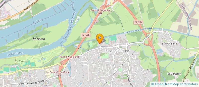 localisation de l'entreprise MADAME EVELYNE LE ROUX à BASSE-GOULAINE