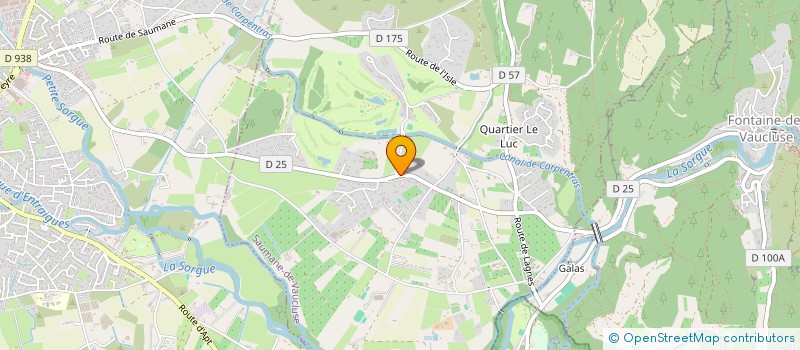 localisation de l'entreprise MADAME EVELYNE LEDUC à SAUMANE-DE-VAUCLUSE