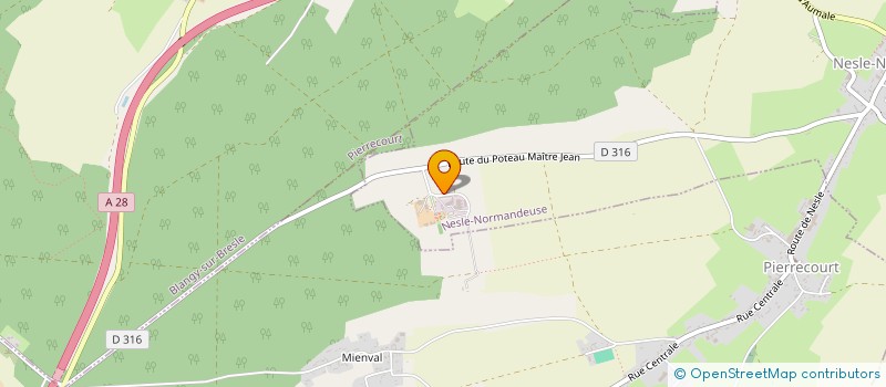 localisation de l'entreprise MADAME EVELYNE LEFEBVRE  NESLE-NORMANDEUSE