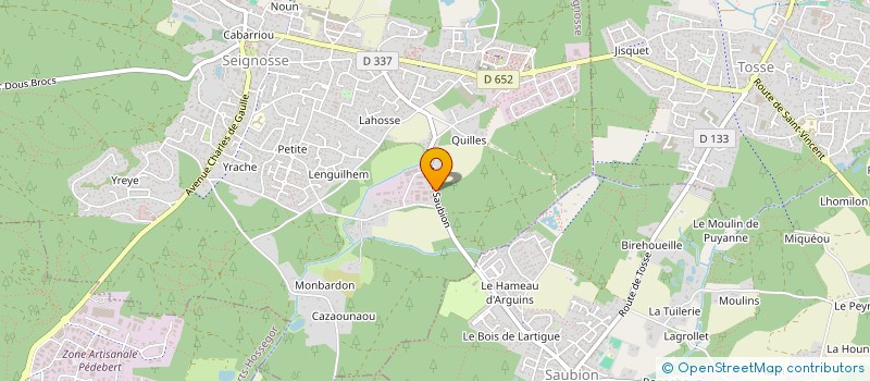 localisation de l'entreprise MADAME EVELYNE LEONARSKI  SEIGNOSSE