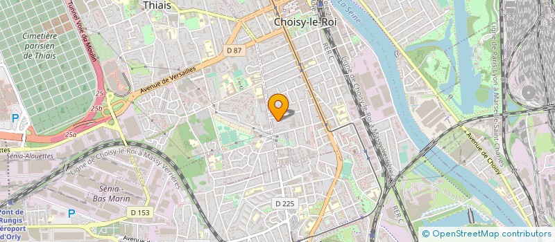 localisation de l'entreprise MADAME EVELYNE LEPAGE à CHOISY-LE-ROI