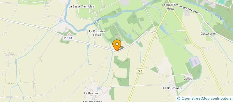 localisation de l'entreprise MADAME EVELYNE LEQUET  GUEMENE-PENFAO