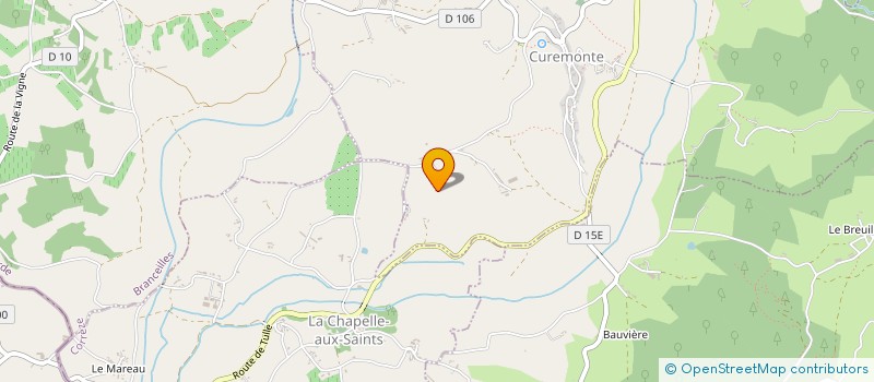 localisation de l'entreprise MADAME EVELYNE LEVET  CUREMONTE