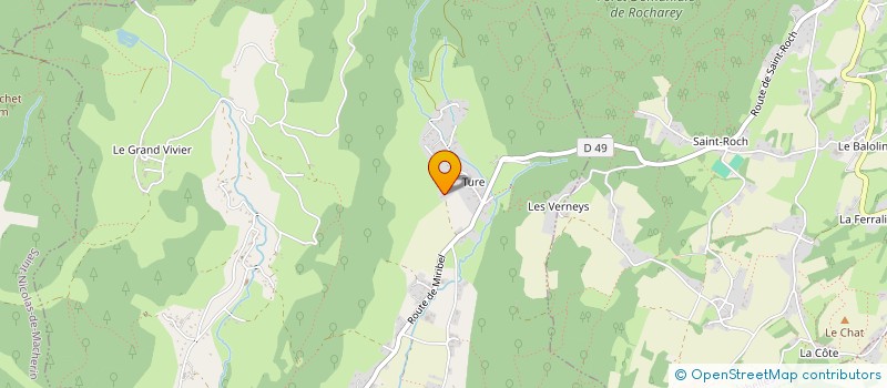 localisation de l'entreprise MADAME EVELYNE LEVROT  SAINT-AUPRE