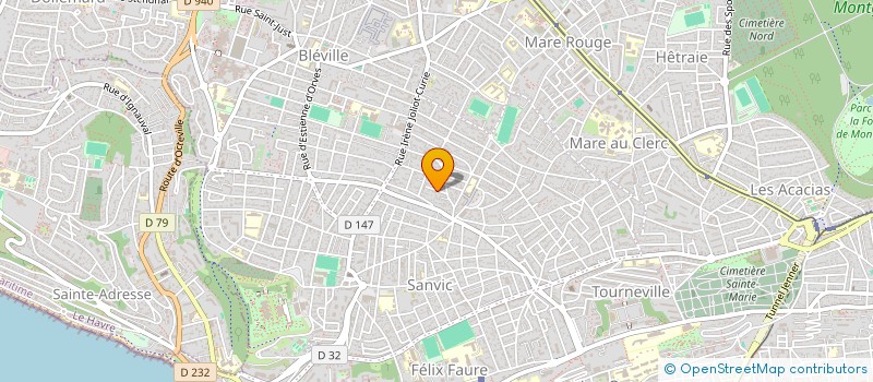 localisation de l'entreprise MADAME EVELYNE LIEURY à LE HAVRE