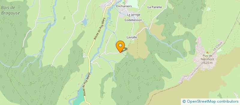 localisation de l'entreprise MADAME EVELYNE LOUBEYRE à LE CLAUX