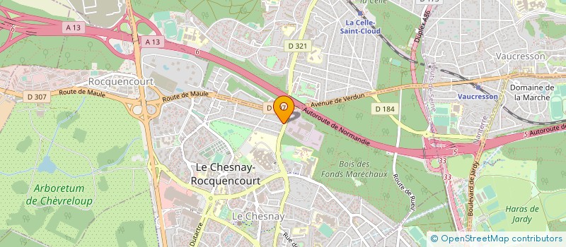 localisation de l'entreprise MADAME EVELYNE LUCIEN à LE CHESNAY-ROCQUENCOURT