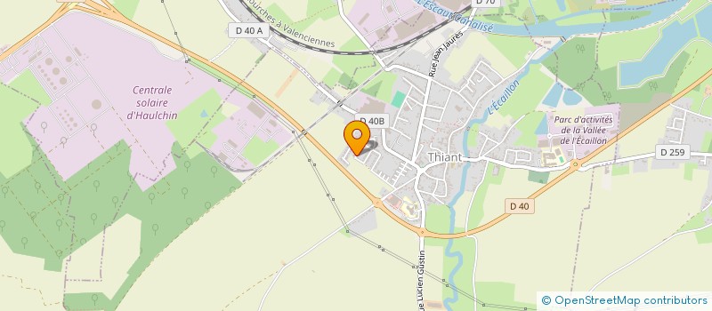 localisation de l'entreprise MADAME EVELYNE MADRY  THIANT