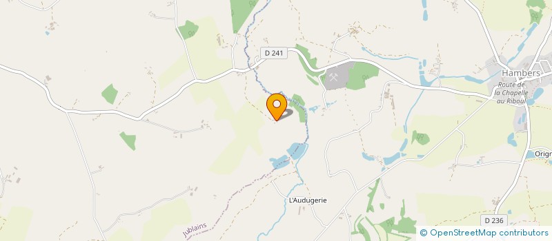 localisation de l'entreprise MADAME EVELYNE MAIGNER  VIMARTIN-SUR-ORTHE