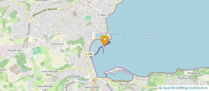 localisation de l'entreprise MADAME EVELYNE MALINGE à PERROS-GUIREC
