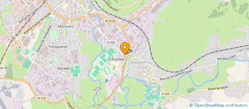 localisation de l'entreprise MADAME EVELYNE MALVEZIN à AURILLAC