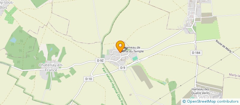 localisation de l'entreprise MADAME EVELYNE MANE  PUISEUX-EN-FRANCE