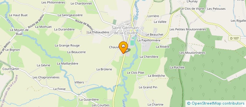 localisation de l'entreprise MADAME EVELYNE MANGUIN à SAINT-GERMAIN-DE-LA-COUDRE