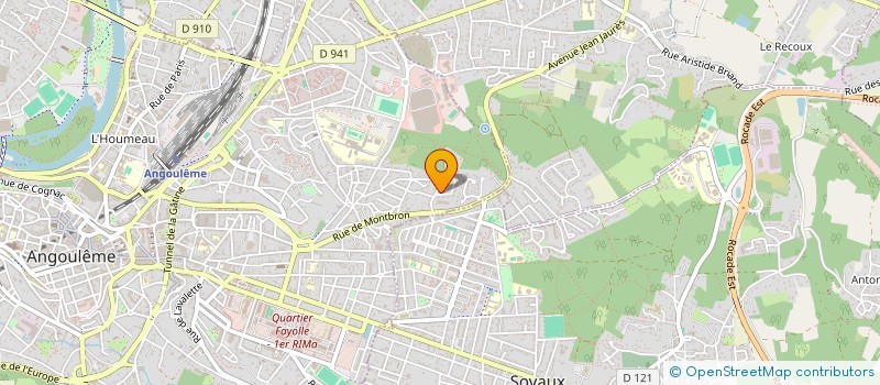 localisation de l'entreprise MADAME EVELYNE MARCEL à ANGOULEME