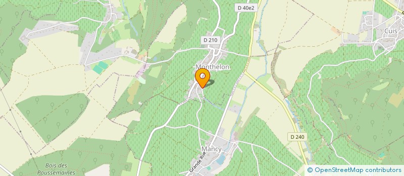 localisation de l'entreprise MADAME EVELYNE MARIE  MONTHELON