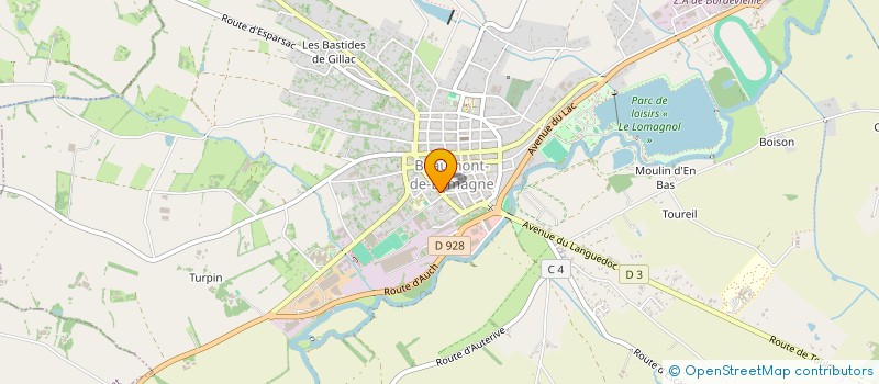 localisation de l'entreprise MADAME EVELYNE MARTIGNON à BEAUMONT-DE-LOMAGNE
