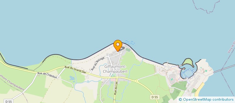 localisation de l'entreprise MADAME EVELYNE MARTIN  GIFFAUMONT-CHAMPAUBERT