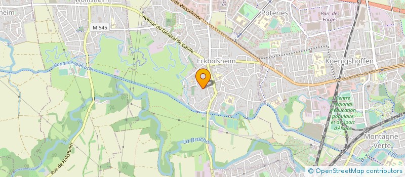 localisation de l'entreprise MADAME EVELYNE MATTERN  ECKBOLSHEIM