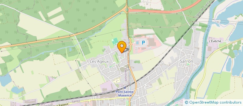 localisation de l'entreprise MADAME EVELYNE MAURY  LES AGEUX