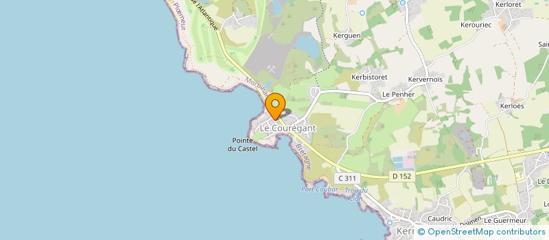 localisation de l'entreprise MADAME EVELYNE MELINAT  PLOEMEUR