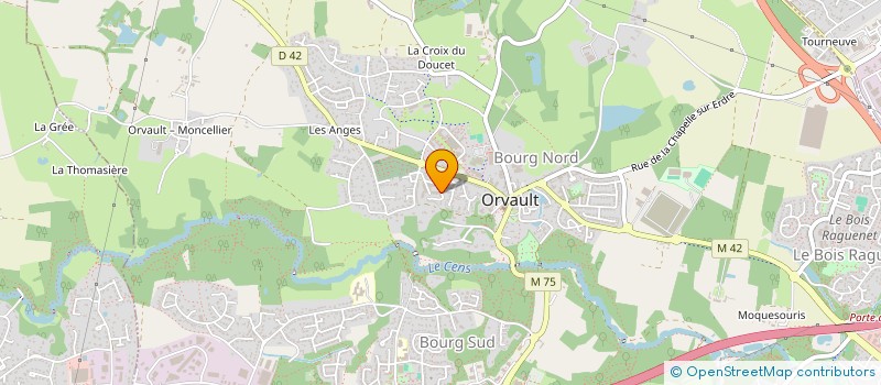 localisation de l'entreprise MADAME EVELYNE MENARD à ORVAULT