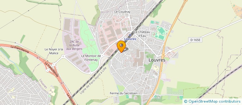 localisation de l'entreprise MADAME EVELYNE MIARKA  LOUVRES