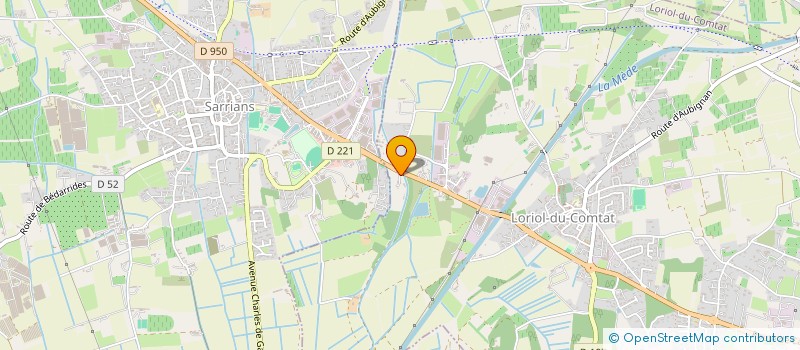 localisation de l'entreprise MADAME EVELYNE MICHEL  LORIOL-DU-COMTAT