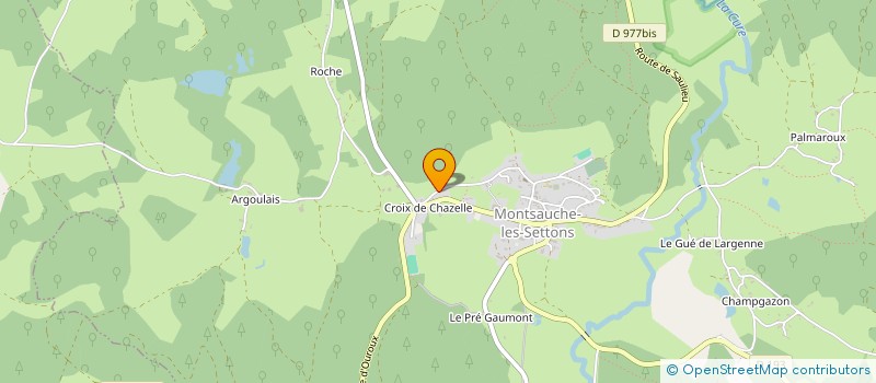 localisation de l'entreprise MADAME EVELYNE MIGNOT à MONTSAUCHE-LES-SETTONS