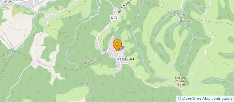 localisation de l'entreprise MADAME EVELYNE MIQUEL  HASPARREN