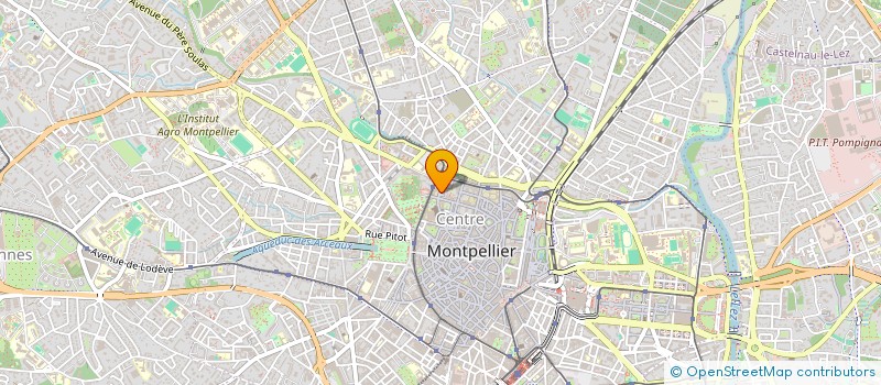 localisation de l'entreprise MADAME EVELYNE MONIN à MONTPELLIER