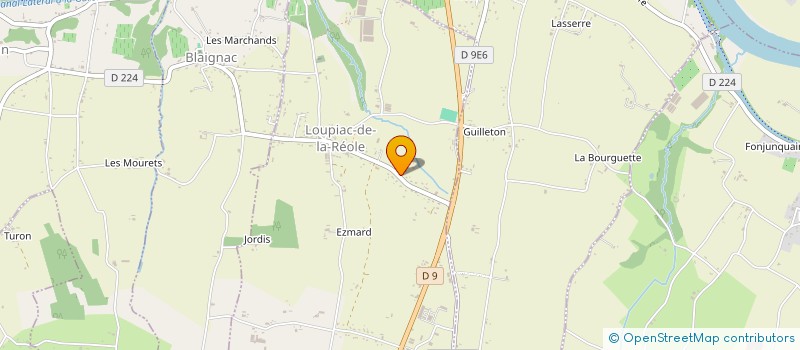 localisation de l'entreprise MADAME EVELYNE MONTAUT  LOUPIAC-DE-LA-REOLE