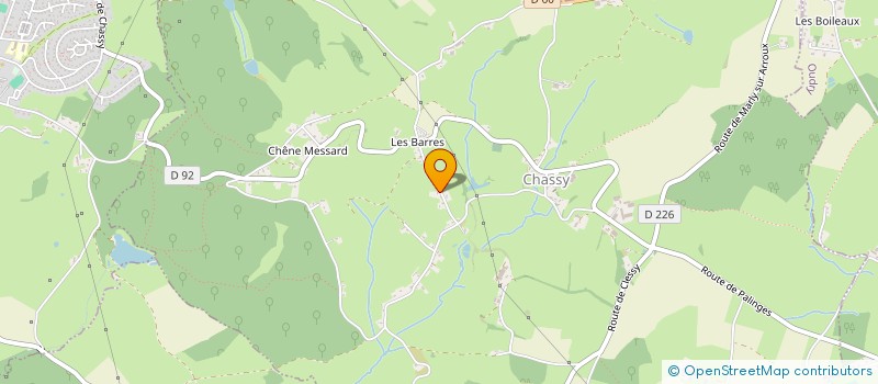 localisation de l'entreprise MADAME EVELYNE MOREAU  CHASSY