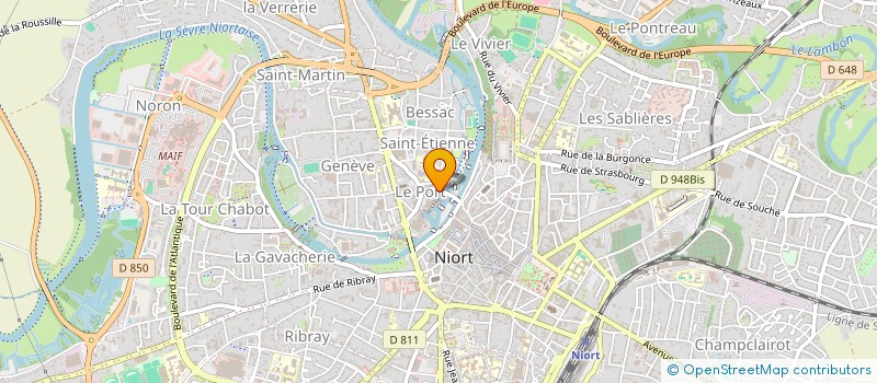 localisation de l'entreprise MADAME EVELYNE MORIN à NIORT