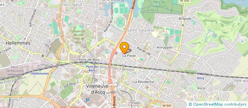 localisation de l'entreprise MADAME EVELYNE MORTIER à VILLENEUVE-D'ASCQ