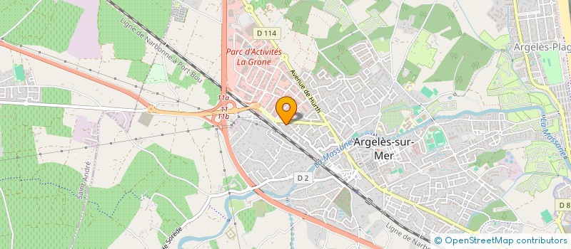localisation de l'entreprise MADAME EVELYNE MORTIER à ARGELES-SUR-MER
