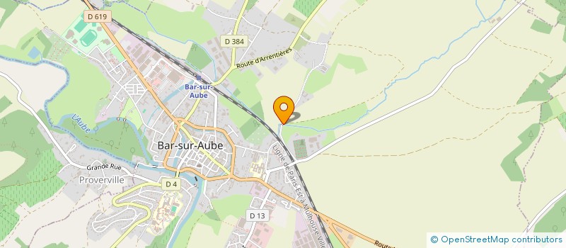 localisation de l'entreprise MADAME EVELYNE MROZ  BAR-SUR-AUBE