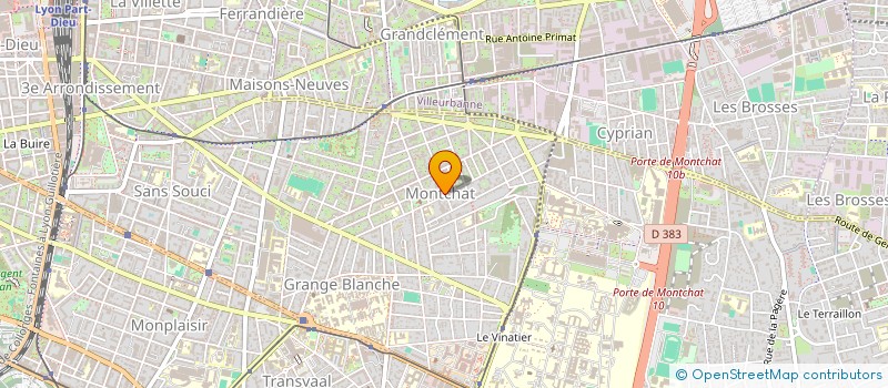 localisation de l'entreprise MADAME EVELYNE MURCIA  LYON