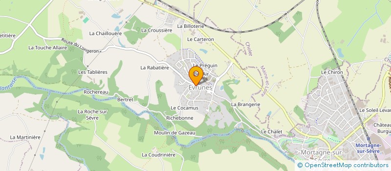 localisation de l'entreprise MADAME EVELYNE MURZEAU  MORTAGNE-SUR-SEVRE