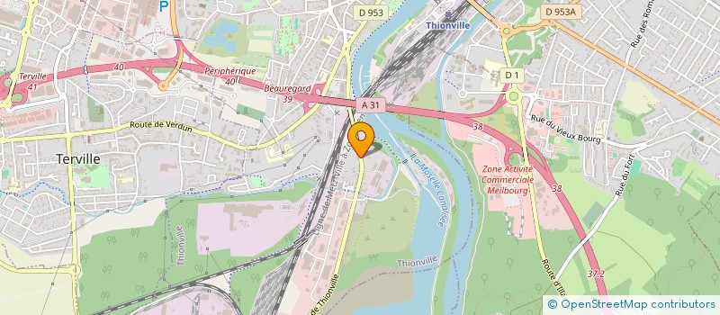 localisation de l'entreprise MADAME EVELYNE MUSIELSKI  THIONVILLE